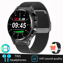 Smart Watch for Men with NFC (2023) - Digitxe Electronics Black Mesh Tape (691)