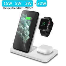 25W Fast Wireless Charger for Iphone 14 13 12 11 XS XR X 8 Quick Charging Station for Apple Watch 8 7 SE 6 5 Airpods 3 Pro