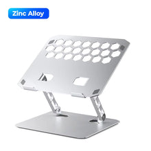 4 Port USB3.0 Foldable Laptop Stand Aluminum Notebook Riser Desktop Laptop Cooling Stand for Macbook Dell