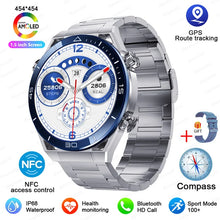 SMART New NFC Smart Watch for Men (2024) - Digitxe Electronics Blue Steel