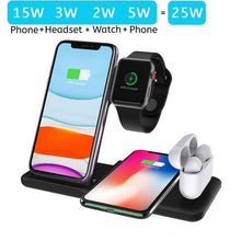 25W Fast Wireless Charger for Iphone 14 13 12 11 XS XR X 8 Quick Charging Station for Apple Watch 8 7 SE 6 5 Airpods 3 Pro