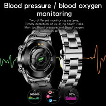 2024 Smart Watch Men Full Circle Touch Screen Bluetooth Call Men Smartwatch Waterproof Sport Activity Fitness Watch+Box